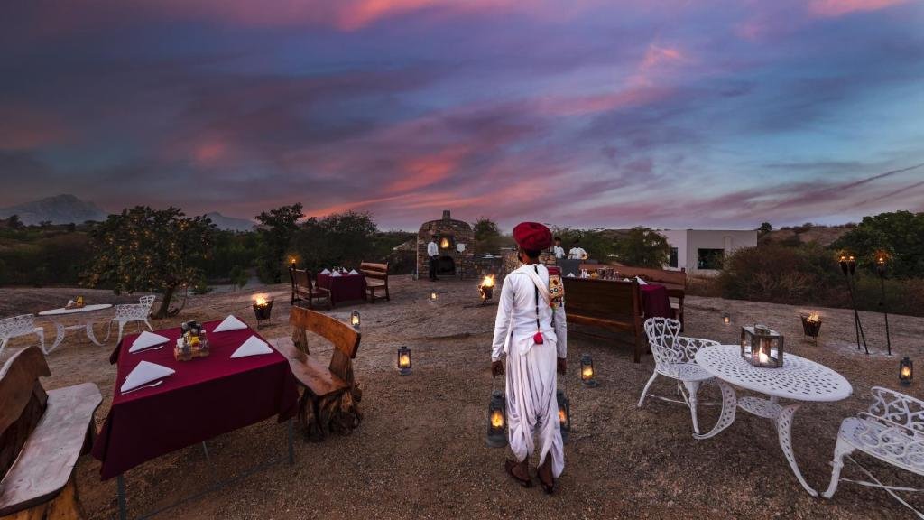Outdoor dining experience